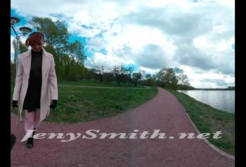 На улице seks onlayn в юбке VR видео от Дженни Смит